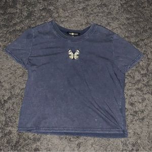 Blue Butterfly Teeshirt
